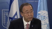 UN Secretary General Ban Ki-moon on Gaza.