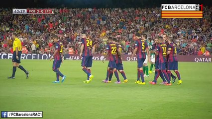 T14/15 Trofeu Joan Gamper: FC Barcelona 6-0 Club León FC (RAC1)