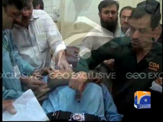 Policeman Injured at Serena Chowk