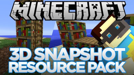 3D Ladders, Bookcase's & More!! [1.8 3D Resource pack]
