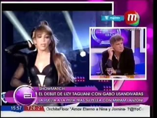 El debut de Lizy Tagliani en Showmatch