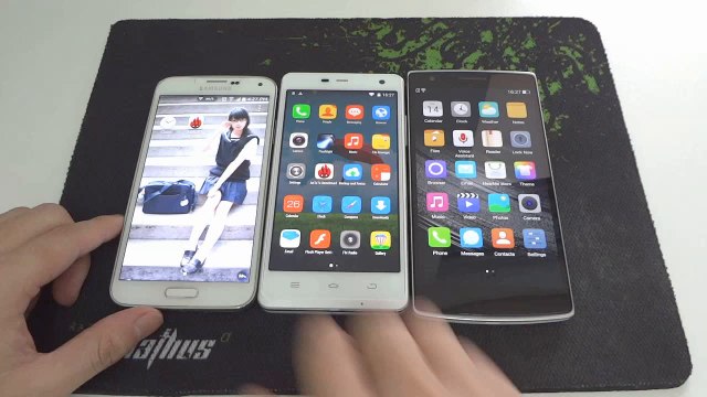 Samsung Galaxy S5 VS THL 5000 VS OnePlus One