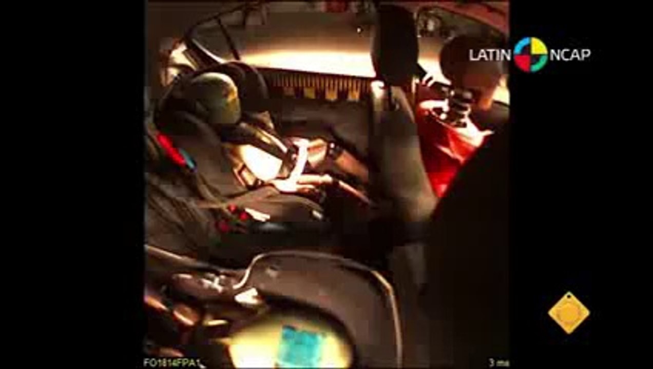 Latin Ncap 2014 - Fiat Palio sem airbags