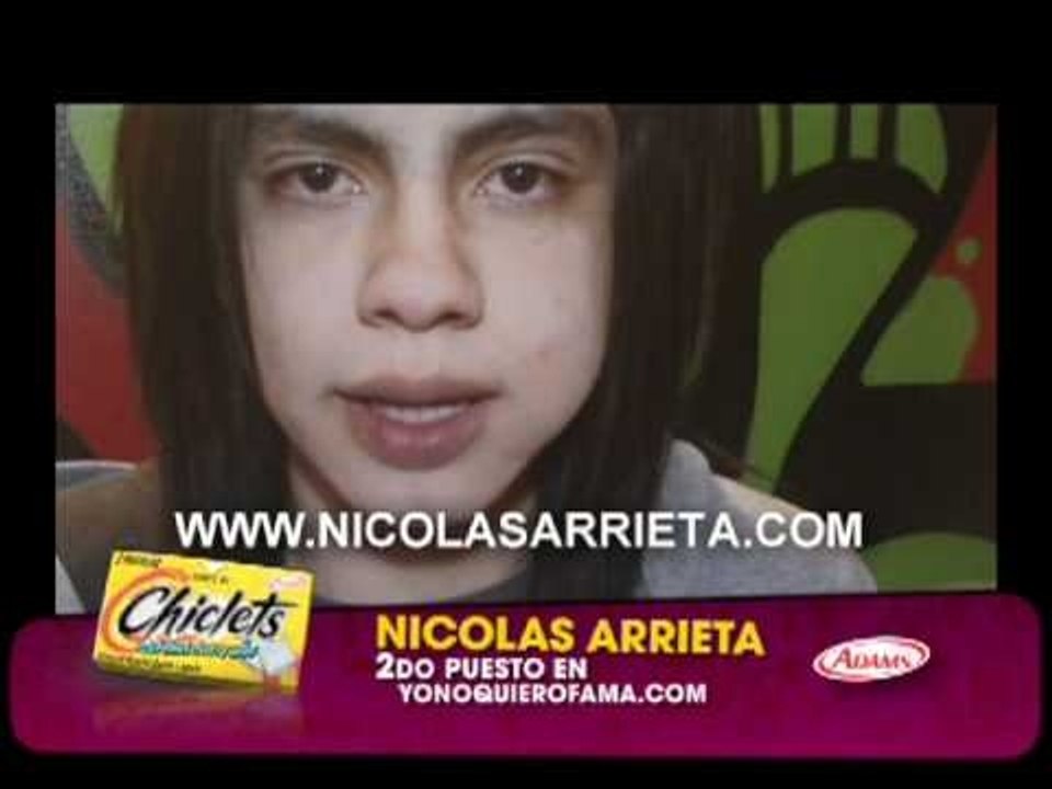 Niko Arrieta en MTV, (comercial) (generalmente no me veo así, me veo peor)