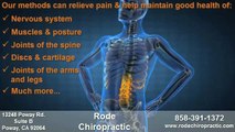 Chiropractic Care Poway Rode Chiropractic in Poway CA 92064