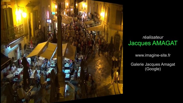 Marché artisanal nocturne 2014 à Vias (Hérault) France