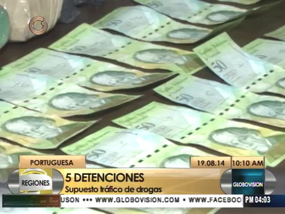 Detenidos “El Ñoño”, “El Cara e´ Rata” y otros 3 antisociales