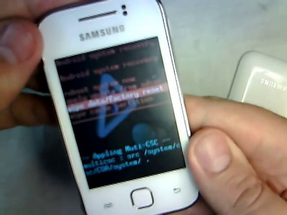 Samsung Galaxy Y S5360 hard reset