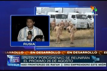 Putin y Poroshenko se reunirán el próximo 26 de agosto