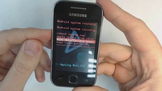 Samsung Galaxy Y S5369 - How to remove pattern lock by hard reset