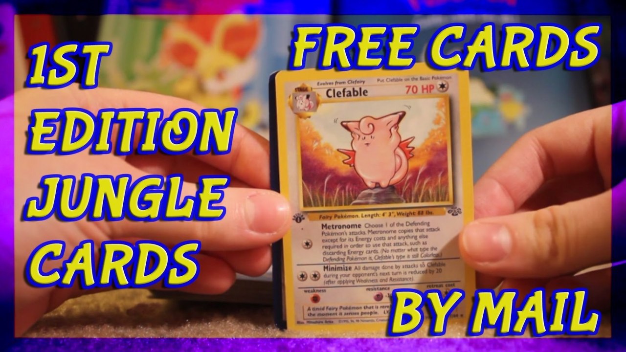 1ST EDITION JUNGLE | FREE CARDS BY MAIL: 1337Weavile