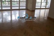 flat for rent in Sarayat el maadi semi furnished 4 bedroom Laundry room with big 2 terrace quite and green area