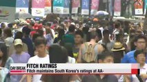 S. Korea's Fitch credit ratings maintains at AA-