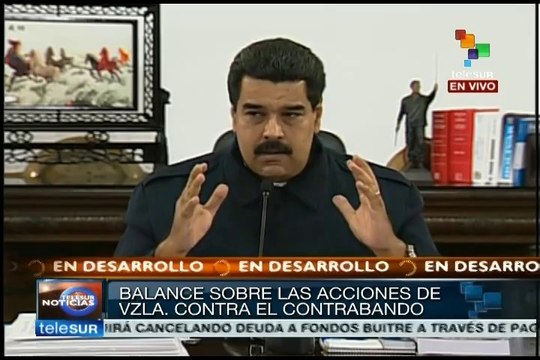 Hemos declarado la batalla contra el contrabando: pdte. Maduro