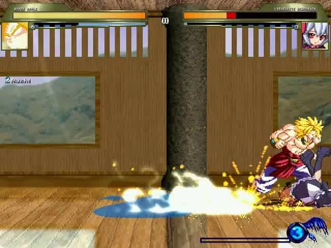 ブロリーがリーゼロッテ・アッヒェンバッハをボコるMUGENリョナ動画 Ryona MUGEN broly Lieselotte_Achenbach アルカナハート_1