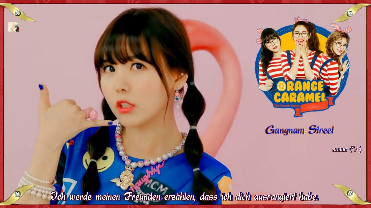 Orange Carameol - Gangnam Street k-pop [german sub]