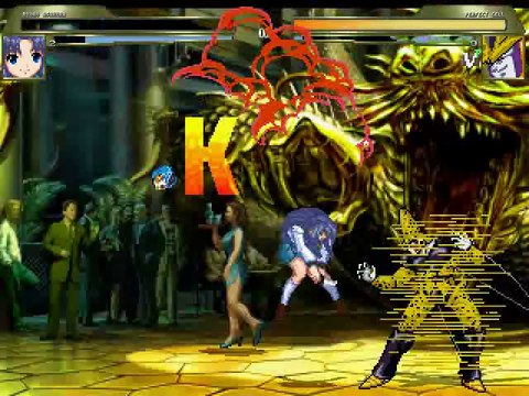 セルが朝倉涼子をボコるMUGENリョナ動画 Ryona MUGEN涼宮ハルヒの憂鬱_1