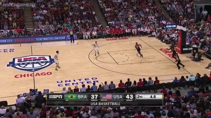 Derrick Rose Buzzer-Beater _ USA vs Brazil _ Basketball _ August 16, 2014