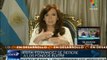 Cristina Fernández anuncia Ley de pago soberano de la deuda externa