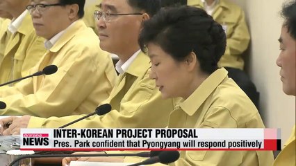 President Park anticipates Pyongyang to respond positively to joint project proposal