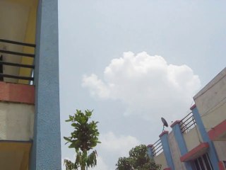 GOD GANESHA APPEARING IN BEAUTIFUL SKY