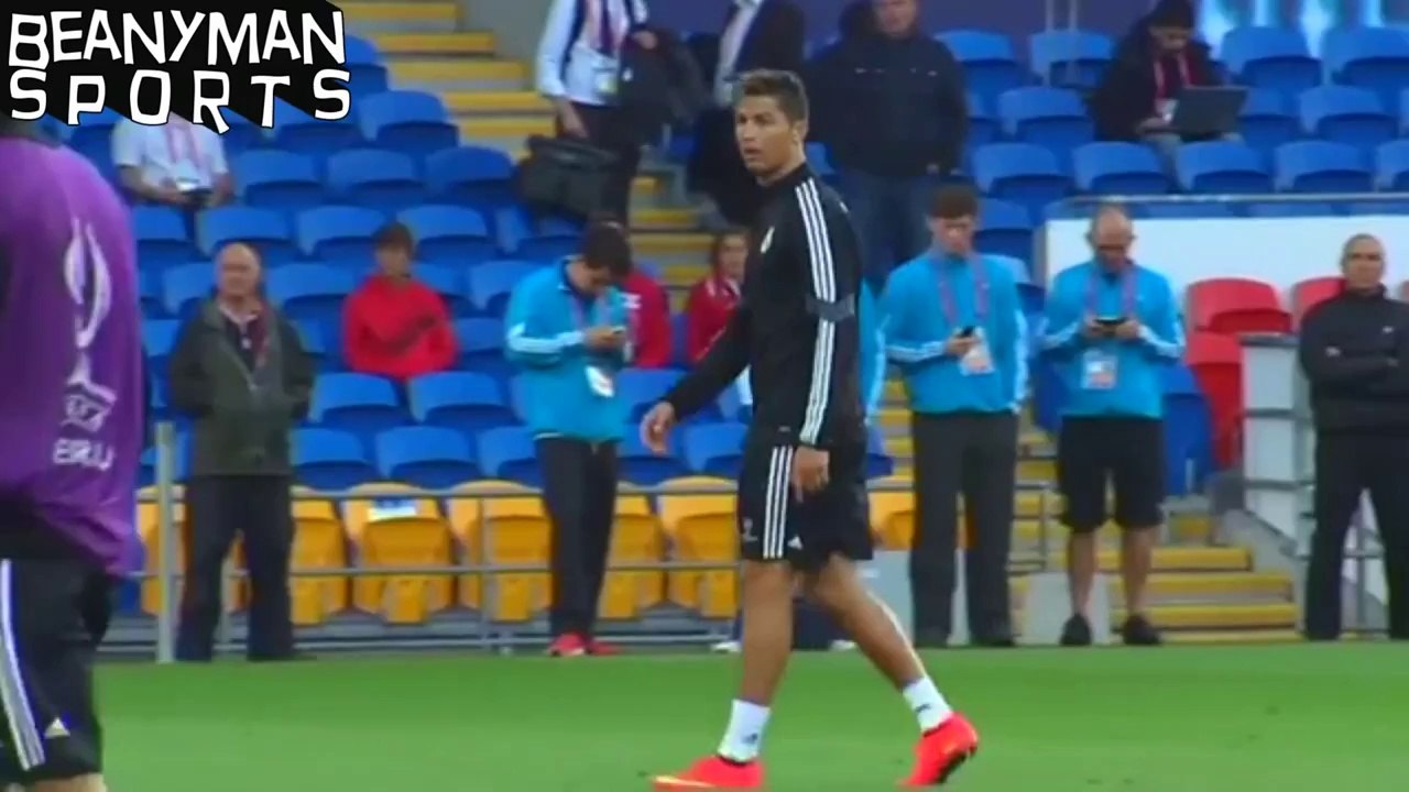 Bale, Ronaldo, Rodriguez & Kroos Looking Sharp In Real Madrid Uefa Super Cup Training