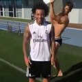 Marcelo Ice Bucket Challenge ft. Cristiano Ronaldo Nominates NeymarLionel Messi