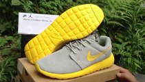 Nike Roshe Running Shoes Light Grey Yellow for Mens Review From www.kicksgrid1.ru