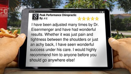 Peak Performance Chiropractic Omaha         Exceptional         5 Star Review by A G.