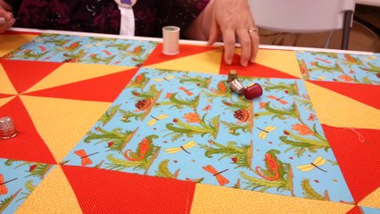 Hand Quilting on a Frame