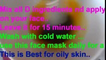 Best Lightning Face Pack for Oily Skin