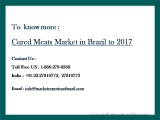 Cured Meats Market in Brazil to 2017