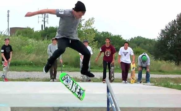 Stop #9 Volcom Stones Wild In The Parks Ashbridges Bay Skate Plaza, ON 2014