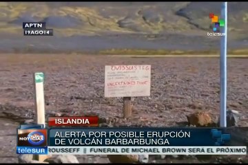 Download Video: Alerta en Islandia por posible erupción de volcán Barbarbunga