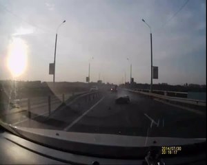 WOW!!! This Bike Crash Break The Laws Of Physics