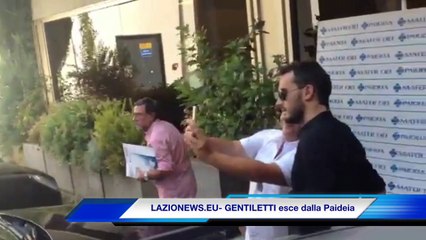20.8.14- L'uscita dalla clinica Paideia del nuovo acquisto GENTILETTI