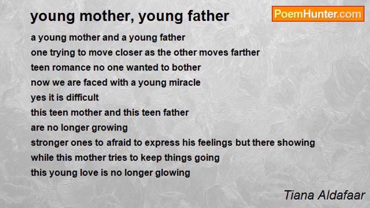 Tiana Aldafaar - young mother, young father