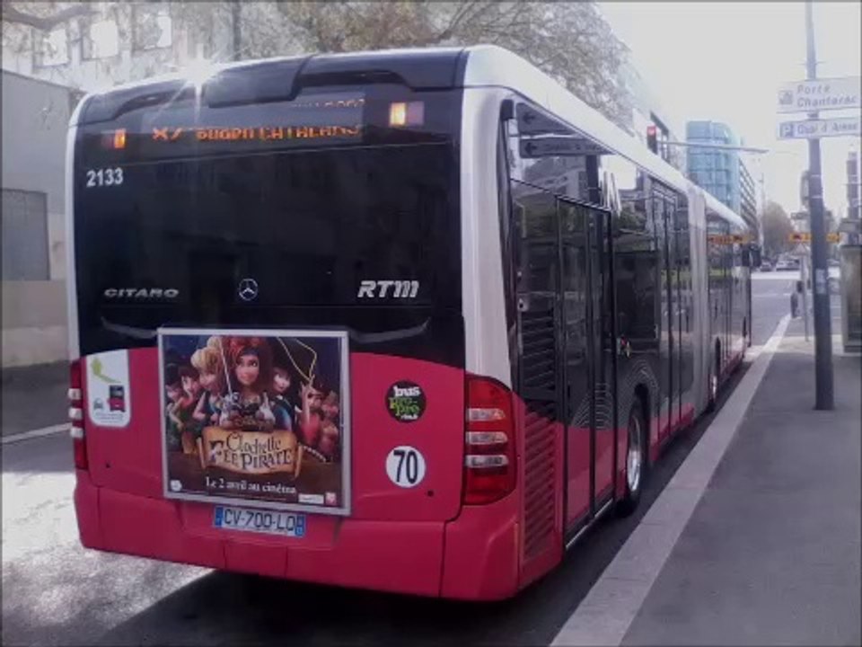 [Sound] Bus Mercedes-Benz Citaro G C2 BHNS TGB n°2133 de la RTM - Marseille sur les lignes 82 et 82 S