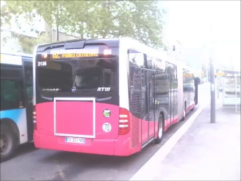 [Sound] Bus Mercedes-Benz Citaro G C2 BHNS TGB n°2136 de la RTM - Marseille sur les lignes 82 et 82 S (2)