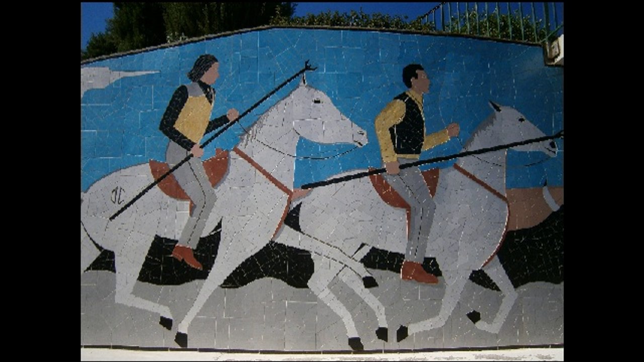 Saint-Georges-d'Orques destruction de la Mosaique à coup de bulldozer Aout 2014