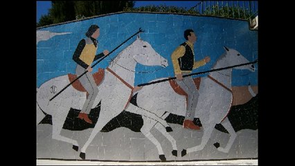 Saint-Georges-d'Orques destruction de la Mosaique à coup de bulldozer Aout 2014