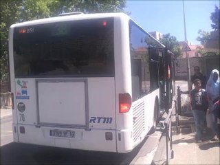 [Sound] Bus Mercedes-Benz Citaro n°851 de la RTM - Marseille sur la ligne 38