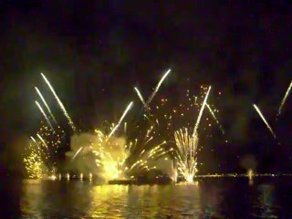 Berre l'Etang : feu d'artifice du 15 août 2014