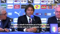 Antonio Conte fue presentado como DT de Italia