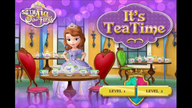 Sofia The First Once Upon a Princess - Tea Time Movie Game Sofia The First Disney Channel Games