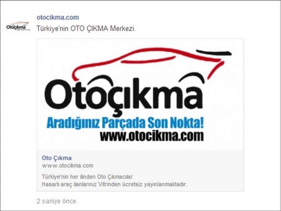 Oto Çıkma Radyo reklam jeneriği