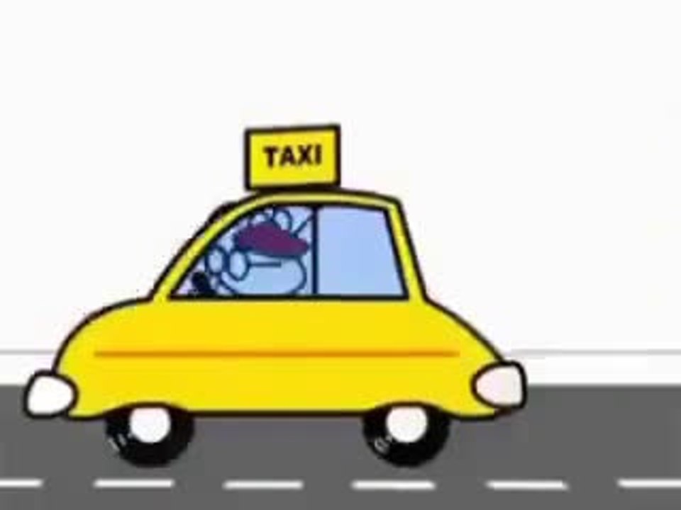 Cartoon how to stop Taxi