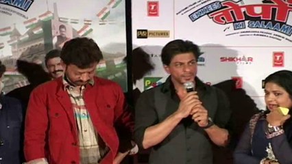 Shahrukh Khan,Irfan Khan at launch of Ekkees Toppon Ki Salaami Movie