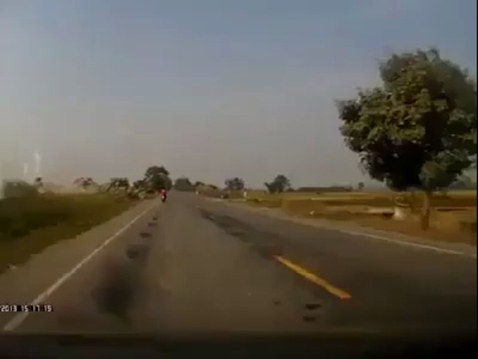 Motorcycle wrong turn