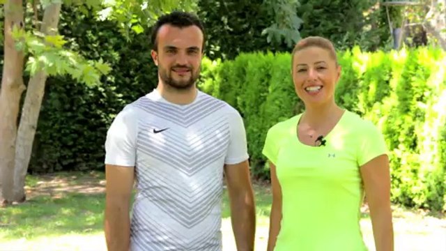 Omuz ve Bacak Kaslarını Kuvvetlendirmek için Static Lunge and Dumbell Lateral Raise - Her Yerde Spor